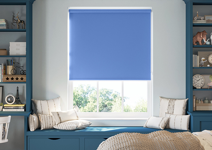 Palermo (Blackout), Bluebell - Roller Blind - Image 3